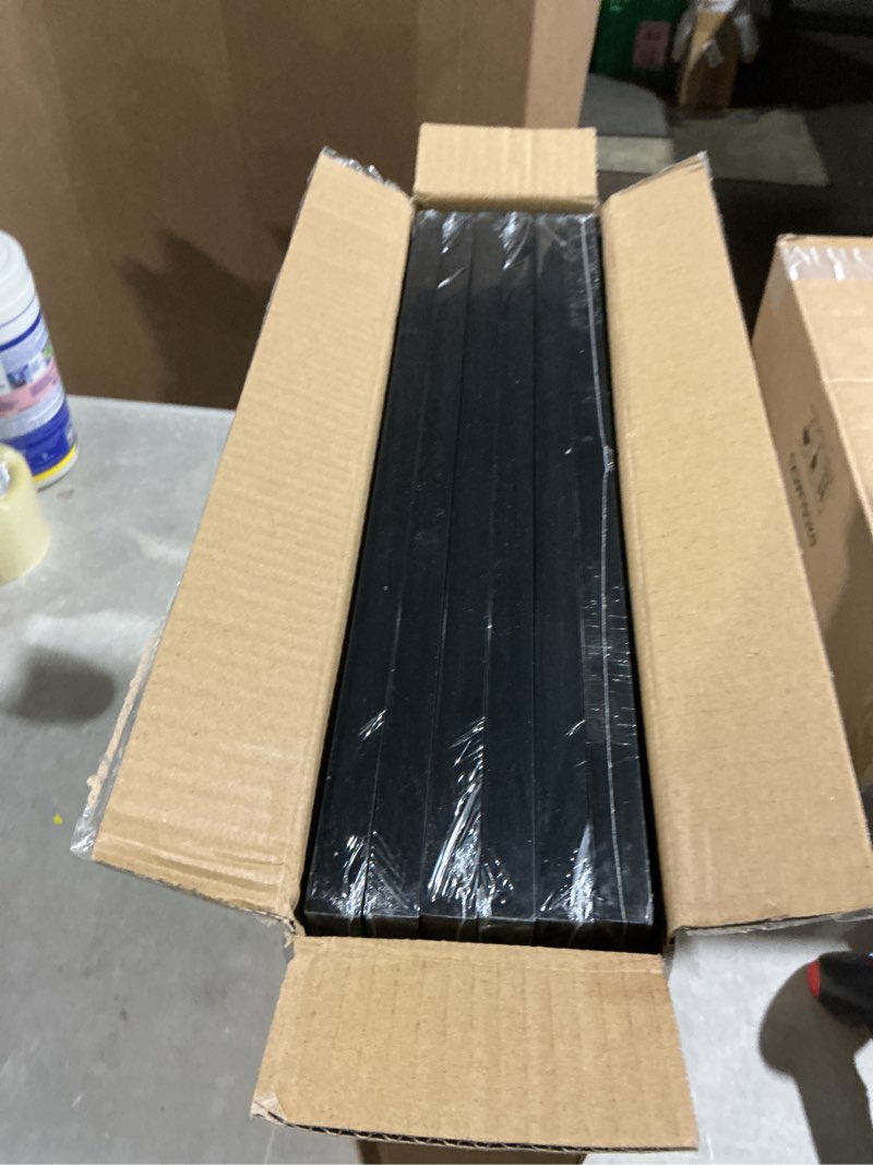 Condition photo showing Good Condition for 6 sets 14x14 picture frame, frames for 14 x 14 canvas collage photo poster certificate wall gallery, high transparent horizontal vertical black square 14 by 14 inches black 14x14