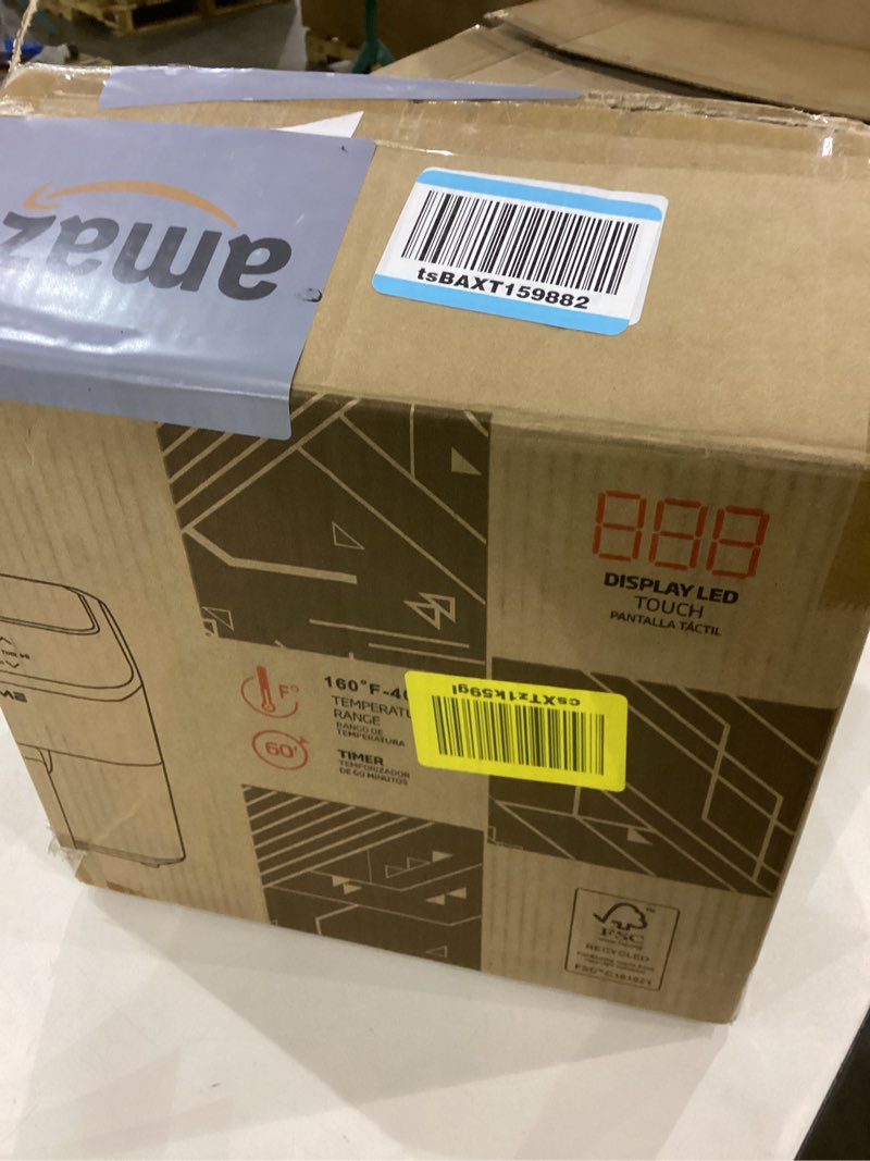 Condition photo showing Good Condition for DEIME Air Fryer 3 Qt, Small Airfryer Digital Space Saving Compact, Bake, Reheat, Roasts for Quick Easy Meals, Mini Compact & Quiet, Nonstick & Dishwasher Safe Basket (Black) 3QT