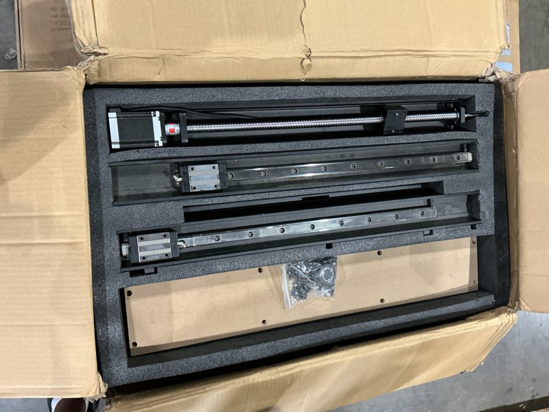 Condition photo showing New/Like New for (similar))))))cnc router machine 6060, nema 23 closed-loop stepper motor with upgraded 710w trim router spindle, dual linear rails & ball screws milling machine for wood acrylic aluminum carving cutting
