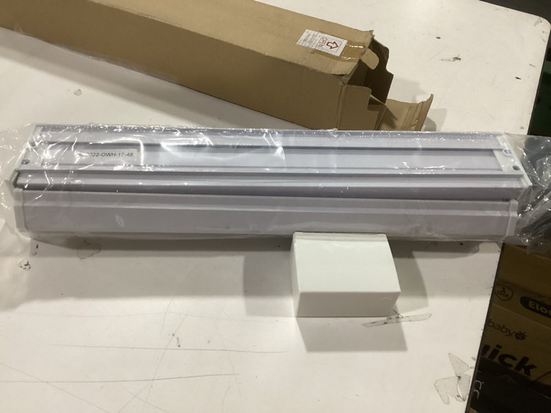 Condition photo showing Good Condition for Joydeco Cordless Zebra Blinds (Pro), Dual Layer Light Control Zebra Blinds for Windows, Light-Proof Aluminum Cover, Free-Stop Roller Shades for Home & Office (White, 17" W x 48" H) White 17"W x 48"H