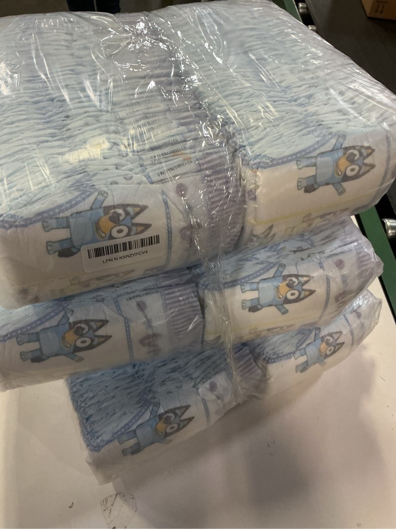 Condition photo showing New/Like New for (Size:2)Luvs Size 2 Baby Diapers, Platinum Protection Bluey Diapers for Day & Night, Size 2, 264 Count (Packaging May Vary) Size 2 264