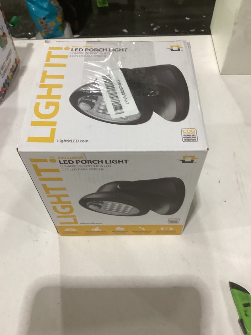 Condition photo showing Good Condition for LIGHT IT! By Fulcrum, 20038-107 600L LED Porch Light, Bronze, Single pack