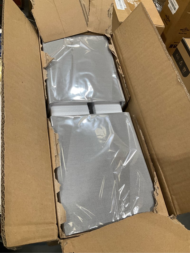 Condition photo showing Good Condition for 21" Touch Bedside lamps with 2 USB & AC Outlets, 3-Way Dimmable Bedside Table Lamps Set of 2 for Bedroom Living Room Office Reading, Gray Shade Lamps for Night Stands, 5000K LED Bulbs Included (2 Pack)Gray Linen & Matte Black(Base)-5000K Bulbs Included