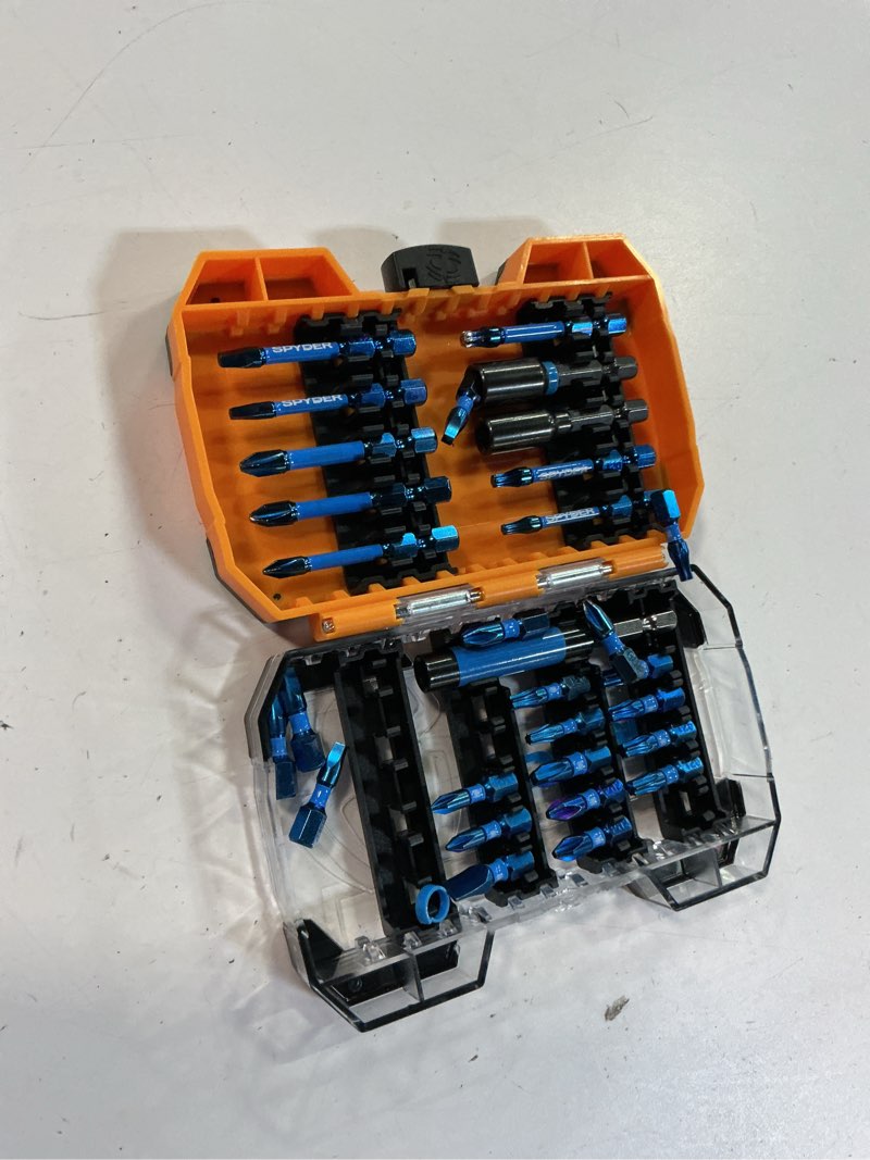 Condition photo showing Good Condition for spyder mach-blue 1/4-in x impact driver bit set 28 -piece