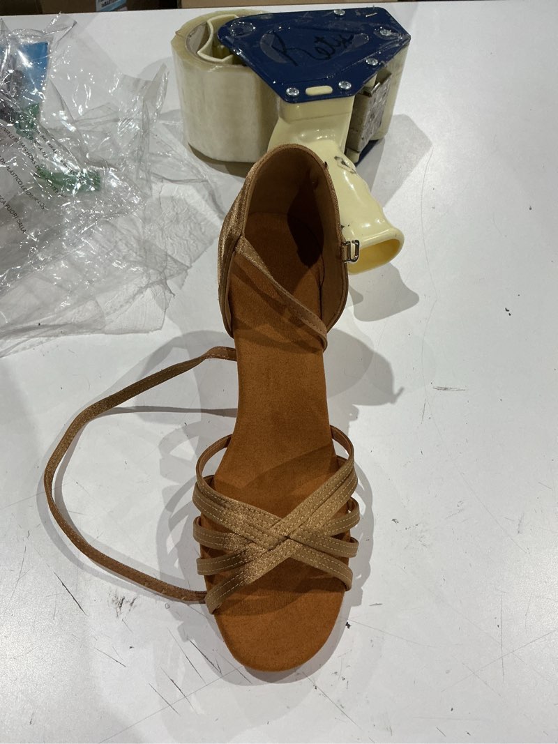Condition photo showing As Is for very fine dance shoes (bundle of 5) women's salsa ballroom tango wedding dance shoes sera7043eb 2.5" heel