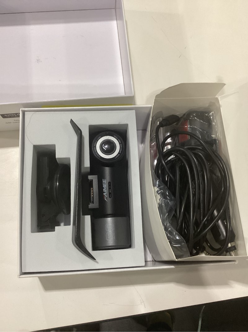 Condition photo showing New/Like New for 4K+2K+2K 3 Channel Dash Cam Front and Rear, 128GB Card Included, Dash Camera for Cars 5.8G/2.4G Dual Wifi, Built-in GPS, Night Vision, WDR, 170°Wide Angle, G-Sensor Emergency Lock, 24H Parking Monitor
