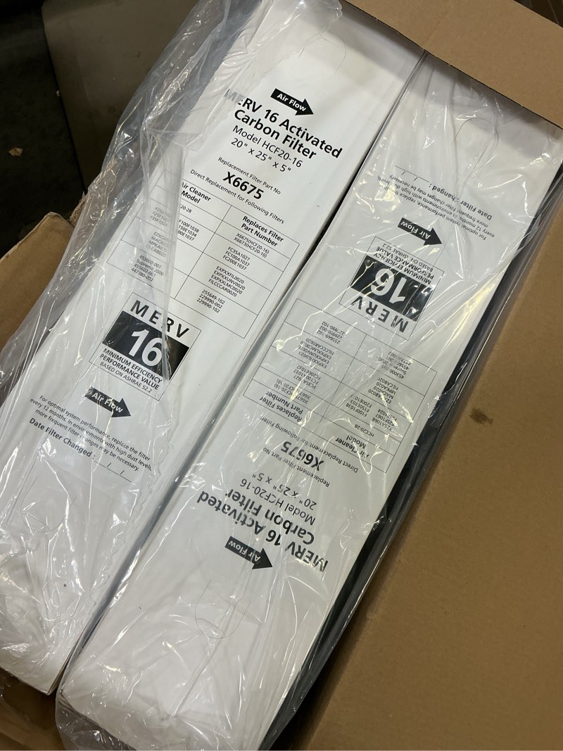 Condition photo showing Good Condition for (Similar)20x25x5 MERV 16 Air Filter Compatible with 20x25x5 Healthy Climate Carbon-Clean MERV 16 Filter for HVAC System, Replaces Part # HCF20-16, HCF20-10 d.2-pack 20x25x5 Filter