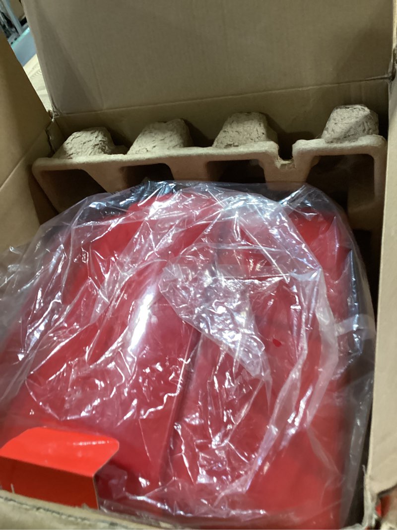 Condition photo showing Good Condition for West Bend Stir Crazy Movie Theater Popcorn Popper, Gourmet Popcorn Maker Machine with Nonstick Popcorn Kettle, Measuring Tool and Popcorn Scoop for Popcorn Machine, 4-Qt., Red