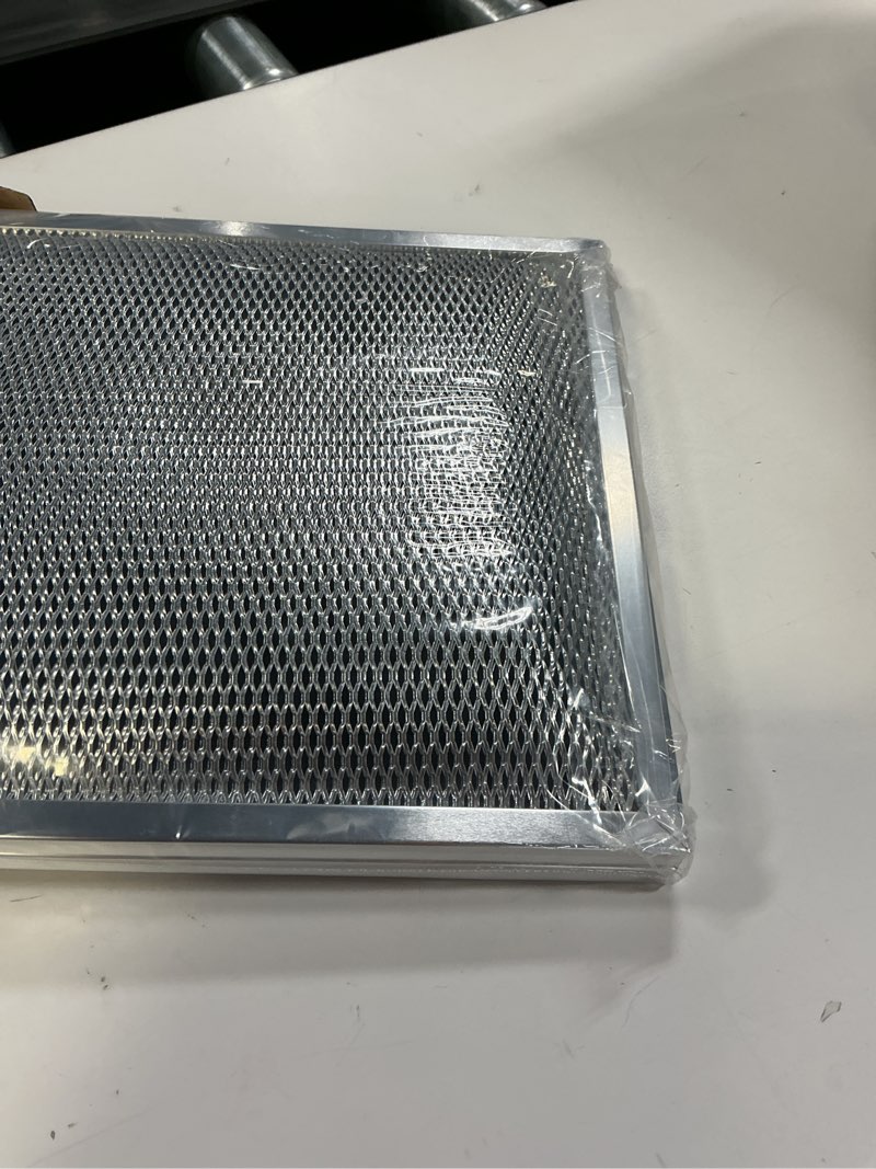 Condition photo showing New/Like New for Stove Hood Vent Filter 10.5" x 8.8" 41F 97007696 Fit's Nutone & Broan Range Hood Filter Replacement for Ductless Exhaust Fan - Mesh Screen Filters Grease & Carbon Freshens Kitchen Oven Air (2-Pack) 41F 2-Pack