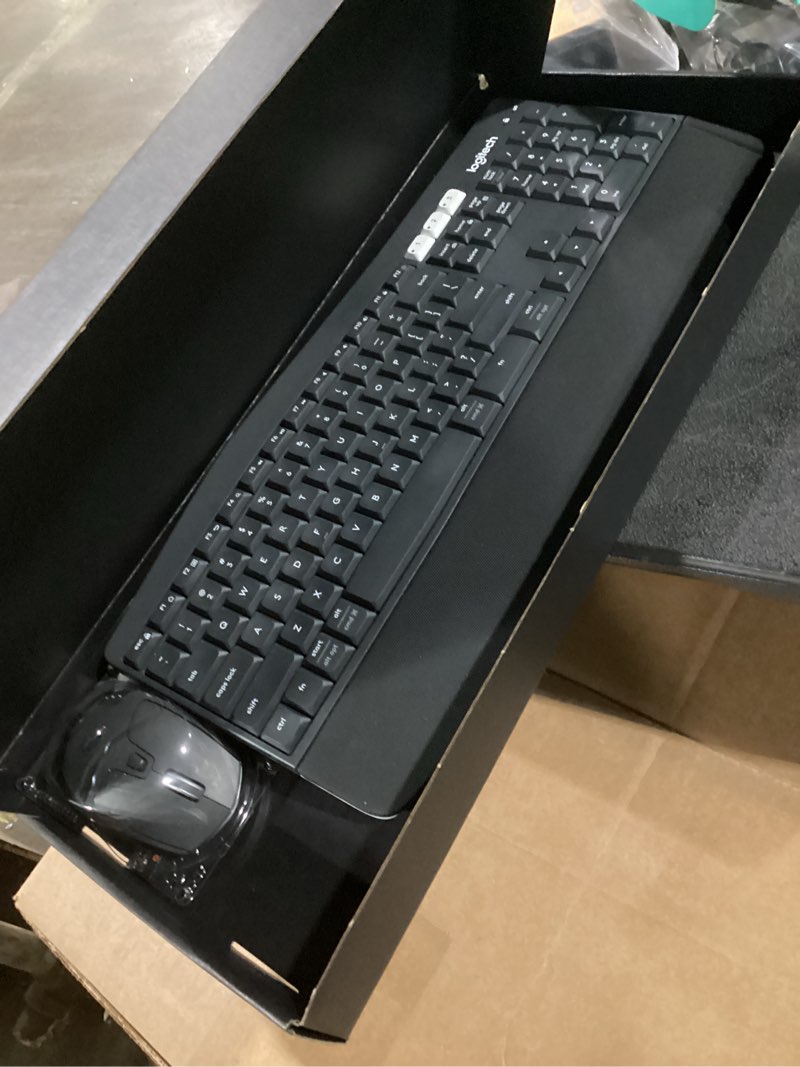 Condition photo showing Good Condition for logitech mk850 performance wireless keyboard and mouse combo - usb wireless bluetooth/rf usb wireless bluetooth/rf optical - 1000 dpi - 8 button - scroll wheel - aaa, aa - compatible with desktop computer, smartphone, notebook, tablet (chrome os, windows,