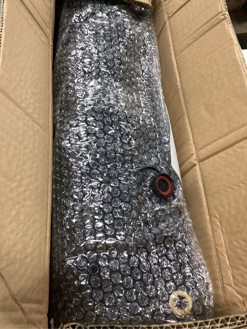 Condition photo showing Good Condition for Baquler 1 Pcs 20 x 30 inch Heated Snow Melting Mat Non-Slip Heated Outdoor Mat Electric Snow Melting Melts up to 3 Inch/H with 9.84 ft Power Cord for Winter Ice Removal Walkway Stairs Sidewalk, Black 20 x 30 Inch Black