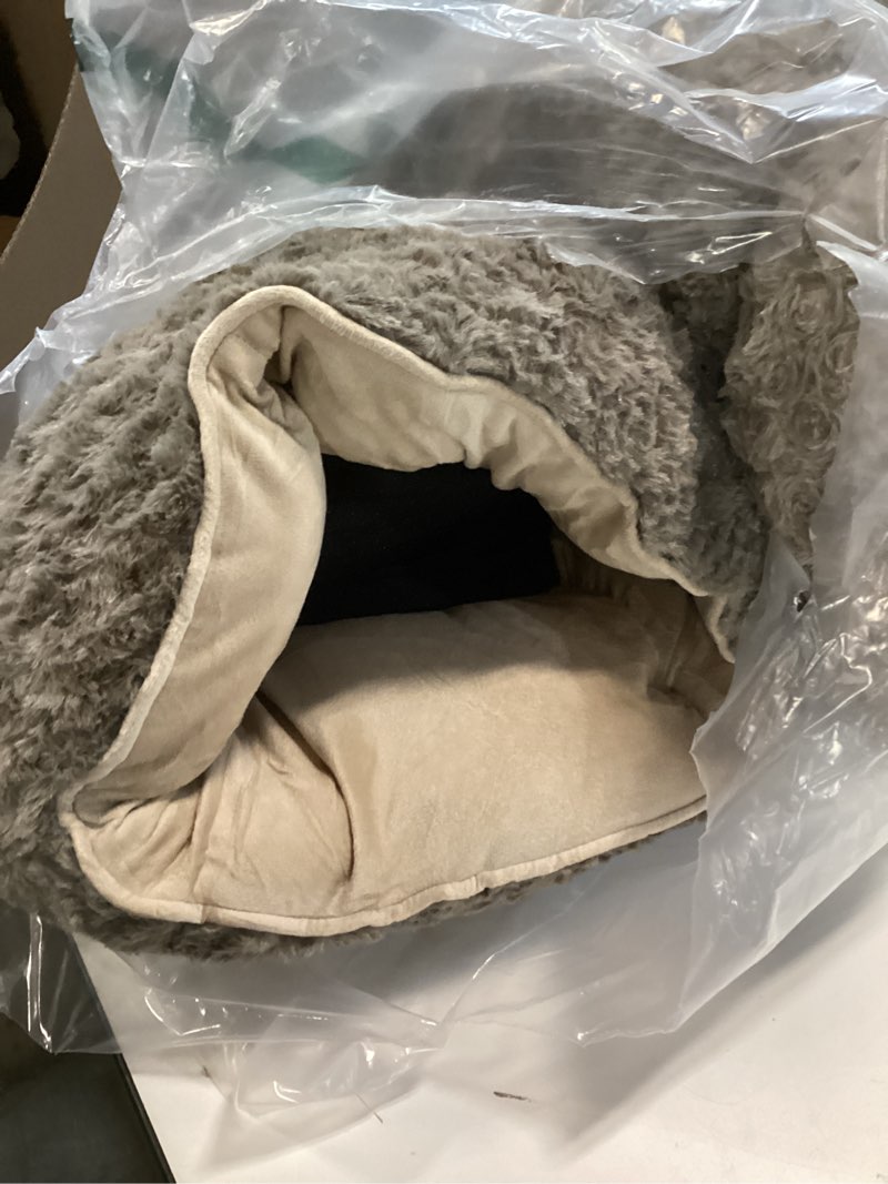 Condition photo showing As Is for JOEJOY Rectangle Dog Bed for Large Medium Small Dogs - Washable Orthopedic Sofa Bed, Soft Breathable Puppy & Pet Cuddler, Durable Calming Dog Bed with Anti-Slip Bottom, Multiple Sizes, Beige L(30"x 24"x 9") Beige