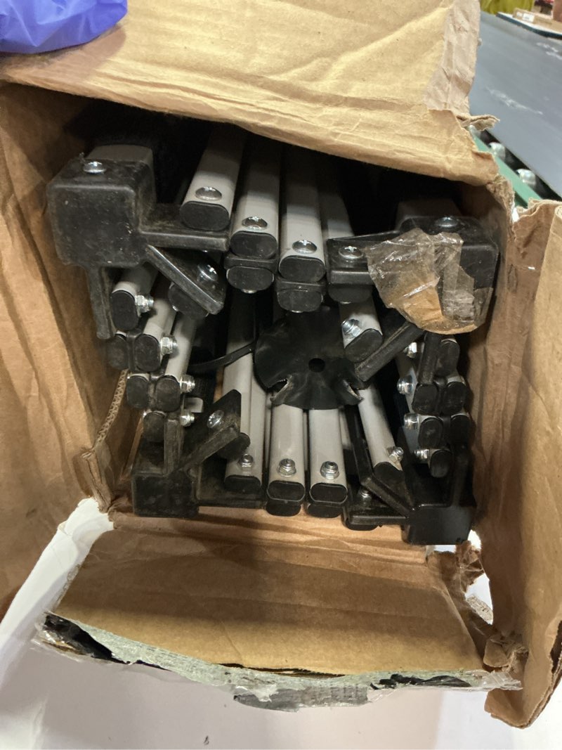 Condition photo showing As Is for Canopy Tent, 10X10 FT Pop Up Canopy Outdoor Instant Tent Slant Legs with Carrying Bag, Portable Gazebo Shelter for Patio Deck Garden and Beach - 8X8 FT Canopy Cover, Blue