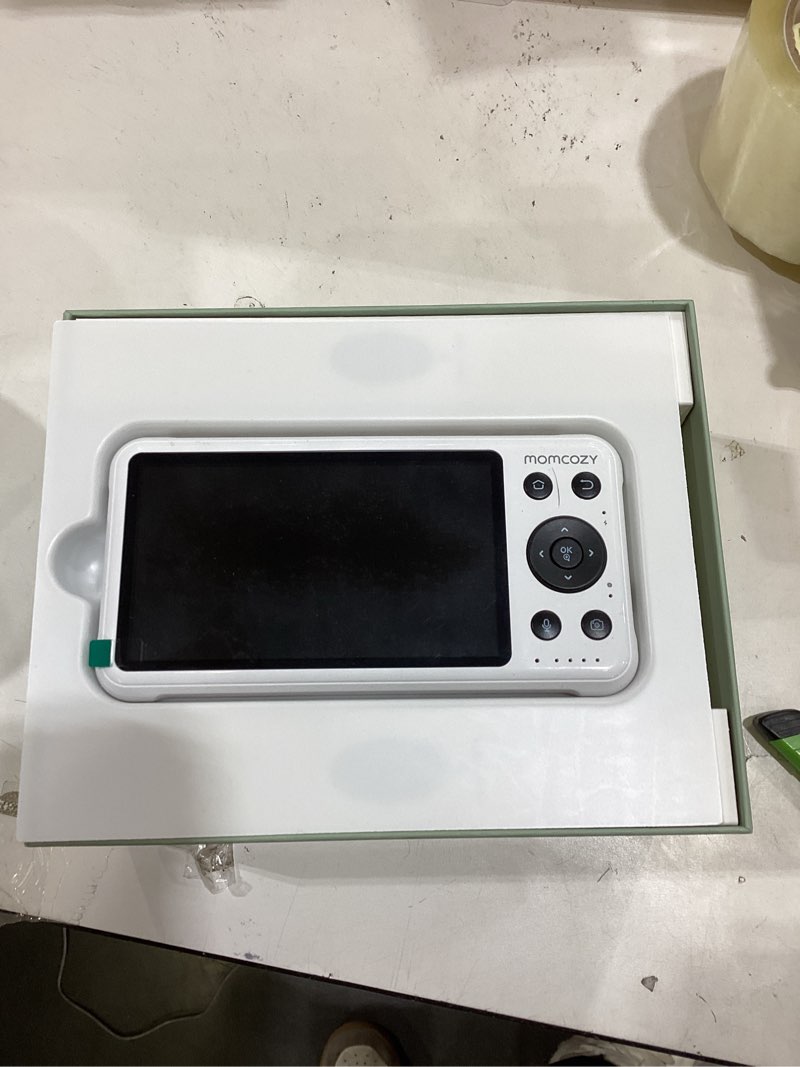 Condition photo showing New/Like New for Momcozy Smart WiFi Baby Monitor with Camera and Audio, 5" 1080P Screen with Wall Mount, Motion & Cry Detection, Safe Fence,Clear Night Vision, 5000mAh Battery, 2-Way Talk, Photo & Video Recording,BM04 BM04 with 1 Camera