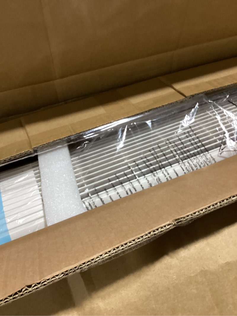 Condition photo showing As Is for 42 inch swamp cooler air conditioner w/4 mode & 3 speed, 15h timer, aroma&memory function, portable air conditioners no windows needed, 6 ice packs, 1.1-gal dual tank portable ac unit for room white