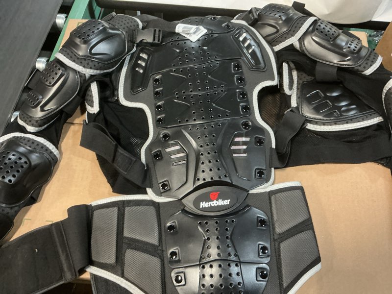 Condition photo showing As Is for herobiker motorcycle full body armor jacket spine chest protection gear motocross motos protector motorcycle jacket 2 styles