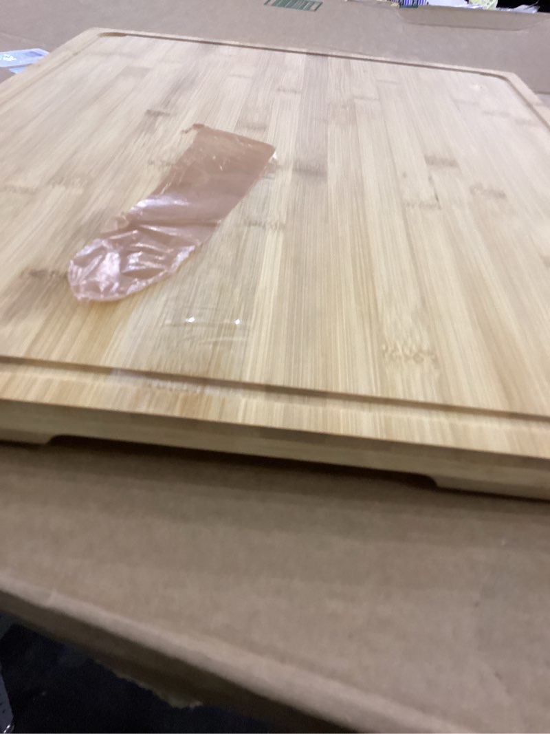 Condition photo showing As Is for Wooden cutting board