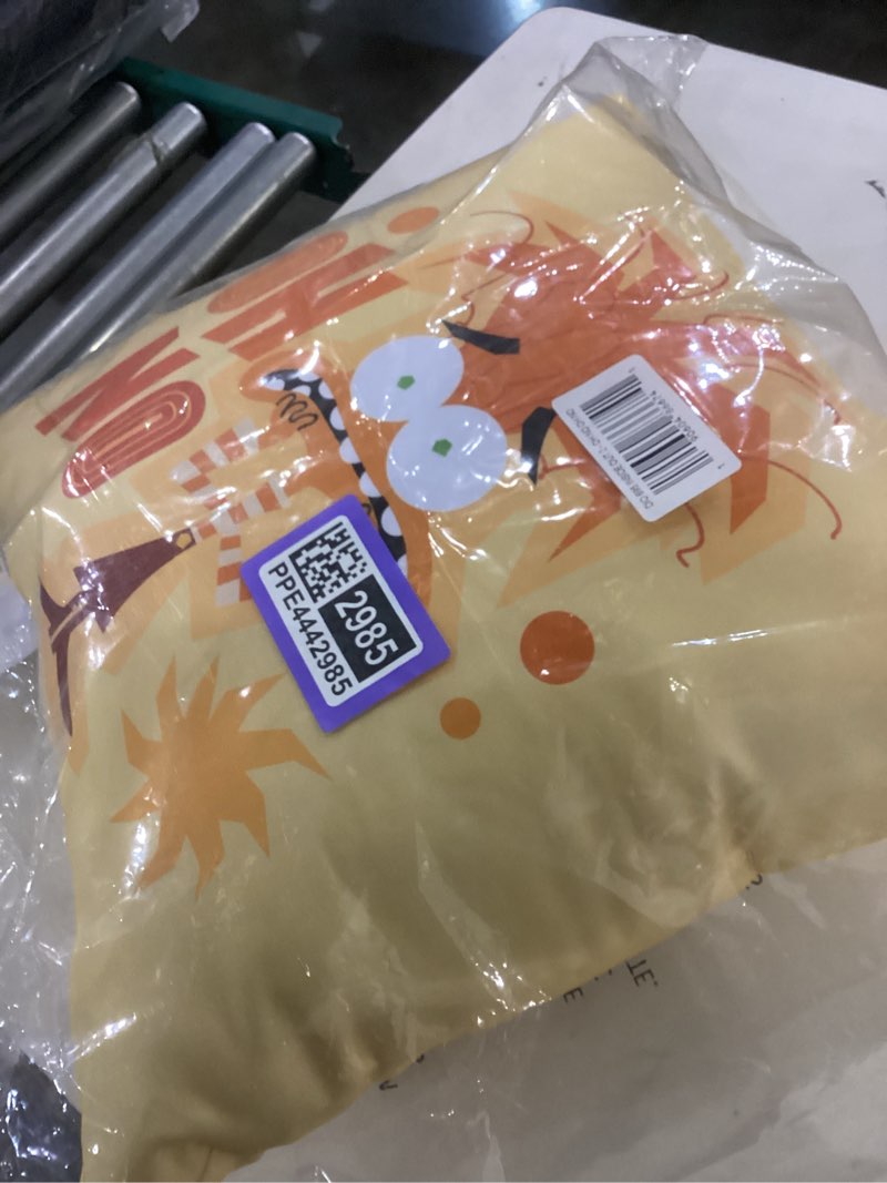 Condition photo showing New/Like New for Northwest Disney Inside Out Pillow, 18" x 18", Oh No Oh No Design - Perfect for Any Bedroom or Playroom Decor Oh No Oh No 18 x 18-Inch