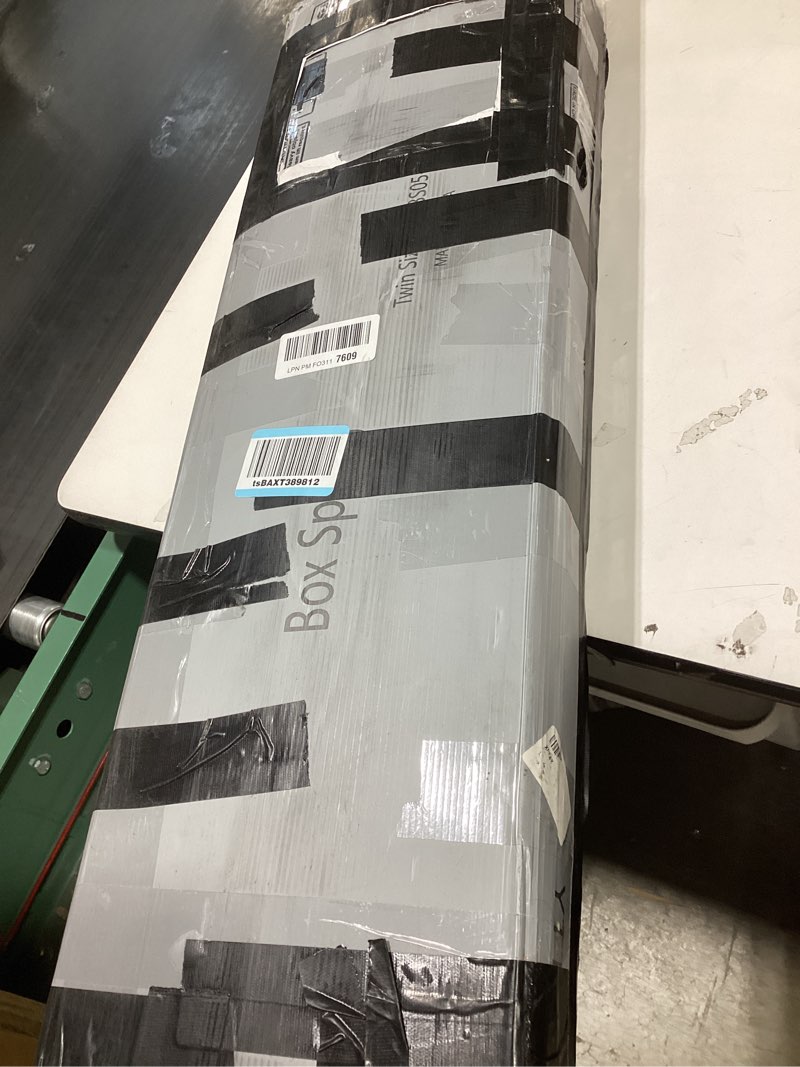 Condition photo showing Good Condition for tyndall box spring for twin bed, 5 inch twin box spring only, strong metal frame mattress foundation, no noise, easy assembly, non slip, black