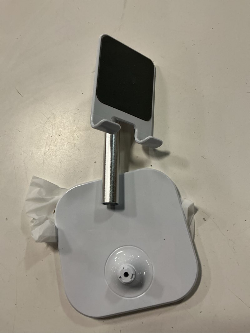 Condition photo showing Good Condition for doboli cell phone stand, phone stand for desk, phone holder stand compatible with iphone and all mobile phones tablet, gifts for adults women men mom wife, white