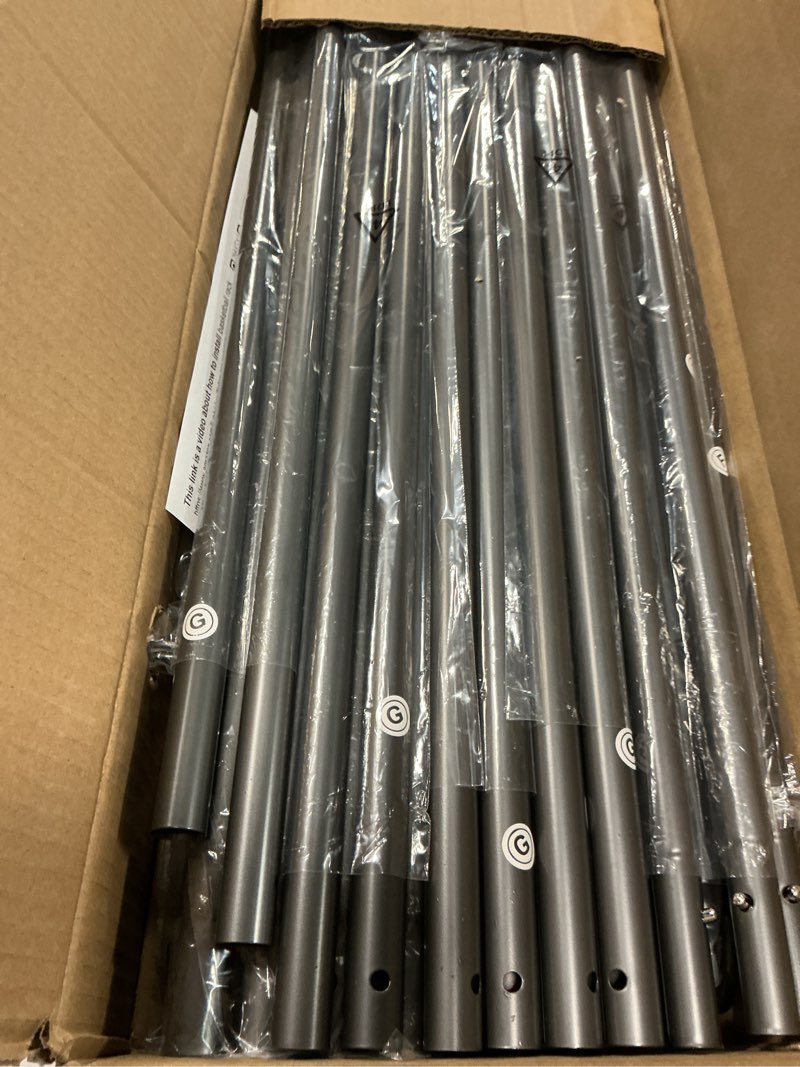 Condition photo showing Good Condition for Basketball Rack, Rolling Basketball Shooting Training Stand,Sports Equipment Storage with Wheels, Four-Layer Organizer Holder with Two Basket for Basketballs Footballs Volleyball Grey