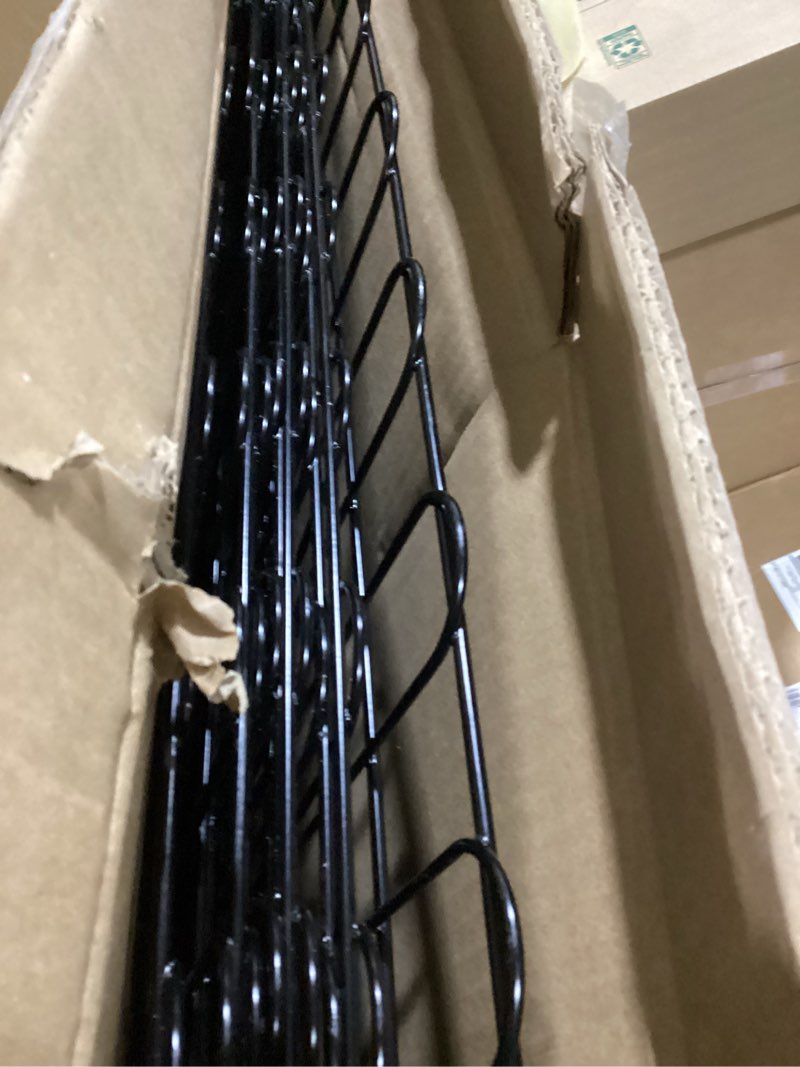 Amazonbasics Foldable Metal Pet Exercise And Playpen, 24