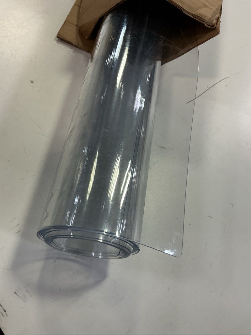 Condition photo showing Good Condition for lovepads 1.5mm thick 40 x 88 inch clear table cover protector, clear table protector for dining room table, plastic table cover, clear plastic tablecloth protector, dining table protectors pads 40" x 88" (rectangular) clear 1.5mm