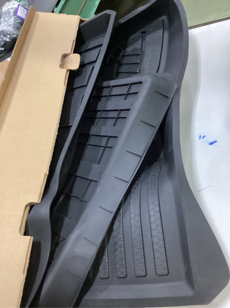 Condition photo showing Good Condition for YHTAUTO Floor Mats Compatible with Nissan Rogue 2021-2026 Not Rogue Sport or Select, TPE Floor Liners All-Weather Protection Custom Fit, 1st & 2nd Row, Set of 3 Black
