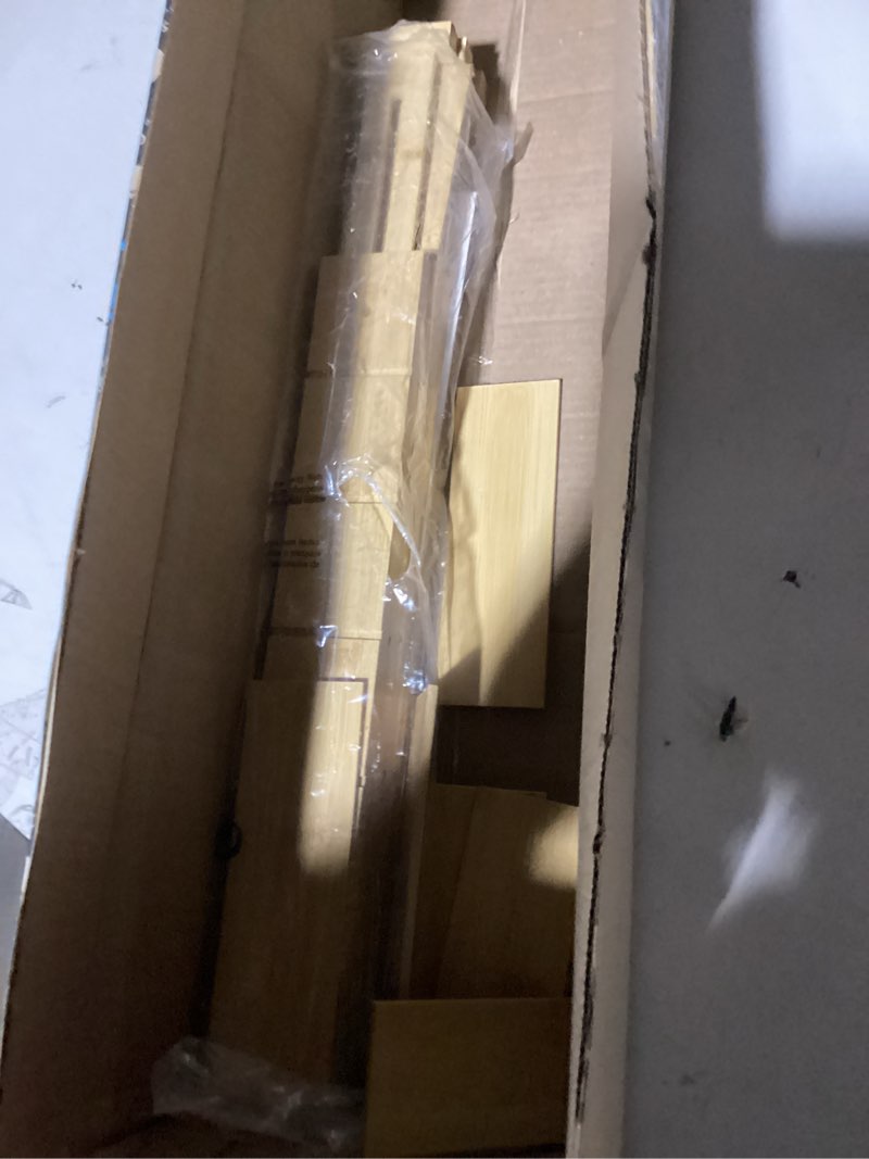 Condition photo showing Good Condition for Whitmor Adjustable Bamboo Drawer Dividers, Expandable 17"-22" Drawer Organizer, Space-Saving, Non-Slip & Spring-Loaded Separators for Kitchen, Bedroom, Office, 4 Pack Dividers with 9 Baffles Set of 4