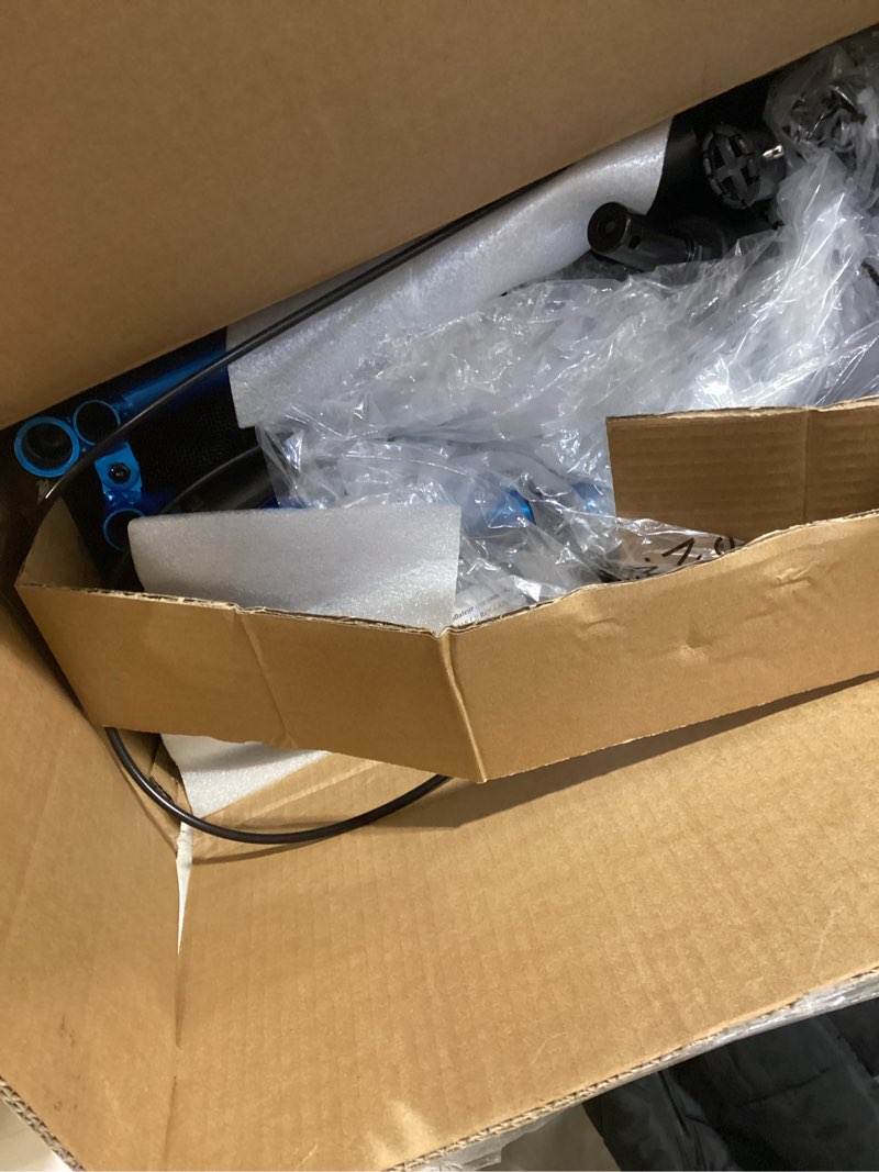 Condition photo showing Good Condition for WALK MATE 3 Wheel Rollator Walker with Seat for Slim Seniors, Padded Backrest Lightweight Foldable Walker Ideal for Elderly, 8 Inch Tri-Wheel Modern Mobility Walking Aid Aluminum, Blue