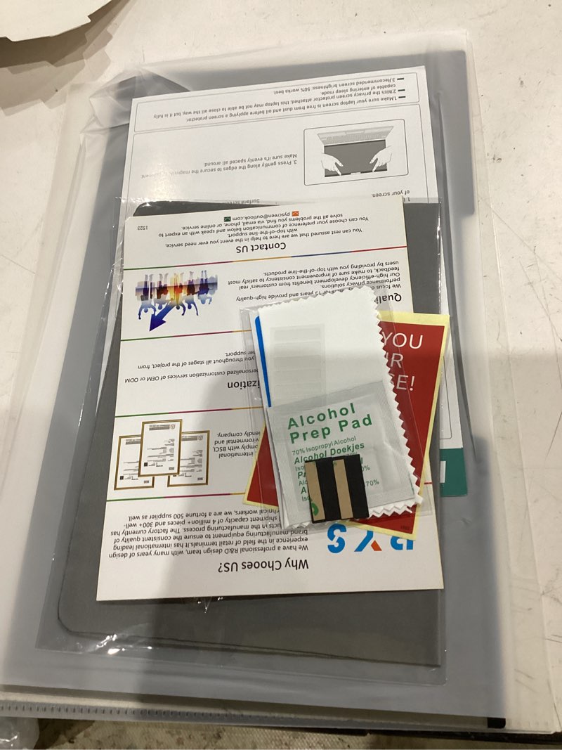 Condition photo showing Good Condition for pys magnetic laptop privacy screen 14 inch (16:9 aspect) - anti-glare blue light filter, removable privacy screen protector compatible with hp/dell/acer/lenovo/samsung/asus (12.2x6.9inch/ w x h) 14 inch diagonal (16:9)