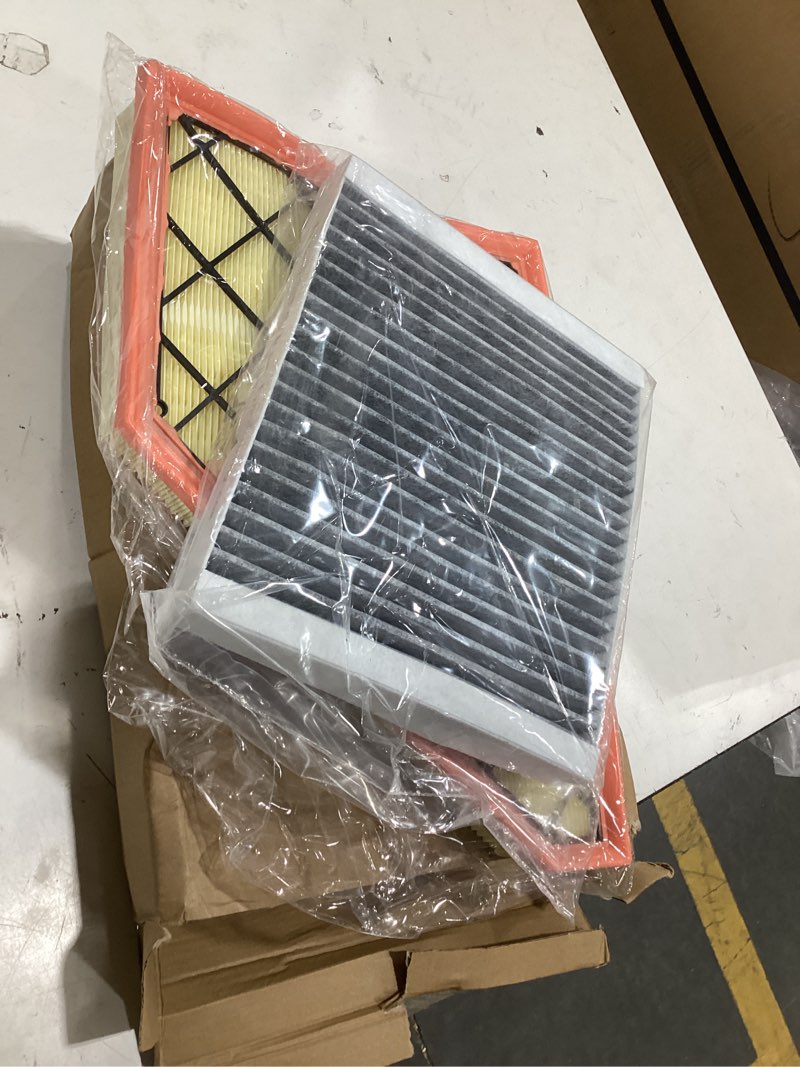 Condition photo showing Good Condition for comb engine cabin air filter for buick enclave 2025 2024 2023 2022 2021 2020 2019 2018 size for enclave 3.6l(2026-2018) carbon grey
