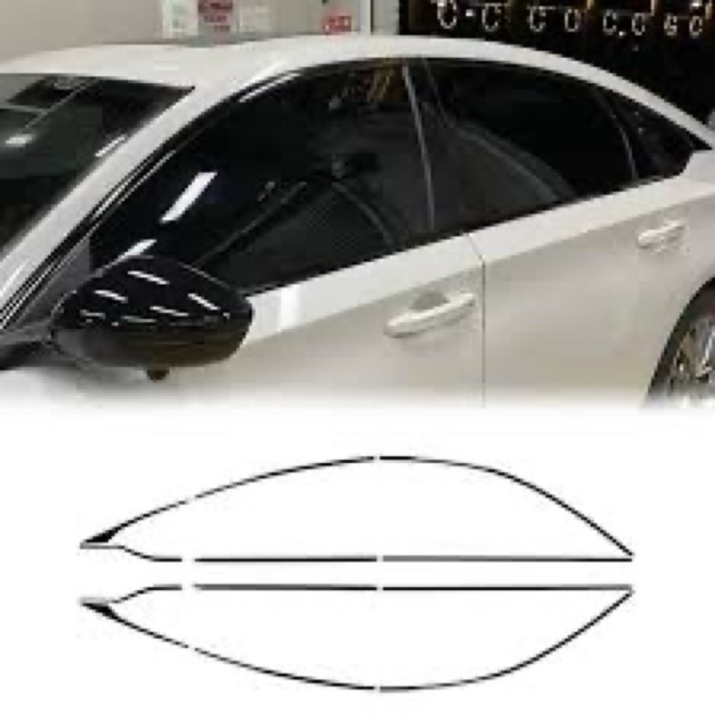 Fancemot Stainless Steel Window Trim Compatible with 2018-2022 10th Gen Honda Accord, Window Molding