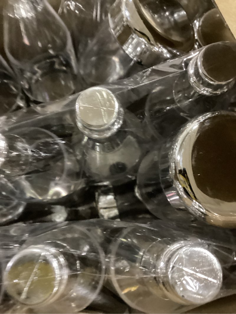 Condition photo showing Good Condition for gerrii 100 pcs silver champagne bottle container set, mini champagne candy bottles plastic diy favor candy jars with tags party favor containers for baby shower bridal wedding birthday party