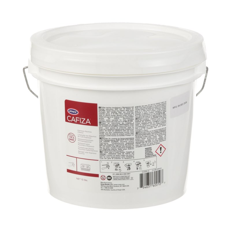 Cafiza Espresso Machine Detergent (1 x 10 lb Pail)