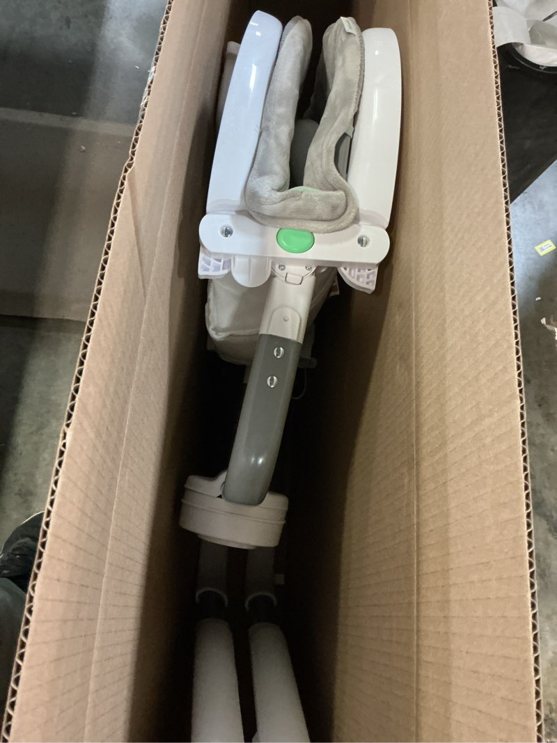 Condition photo showing As Is for Ingenuity Anyway Sway 5-Speed Multi-Direction Portable Foldable Baby Swing & Infant Seat with Vibrations, Nature Sounds, 0-9 Months 6-20 lbs (Ray)