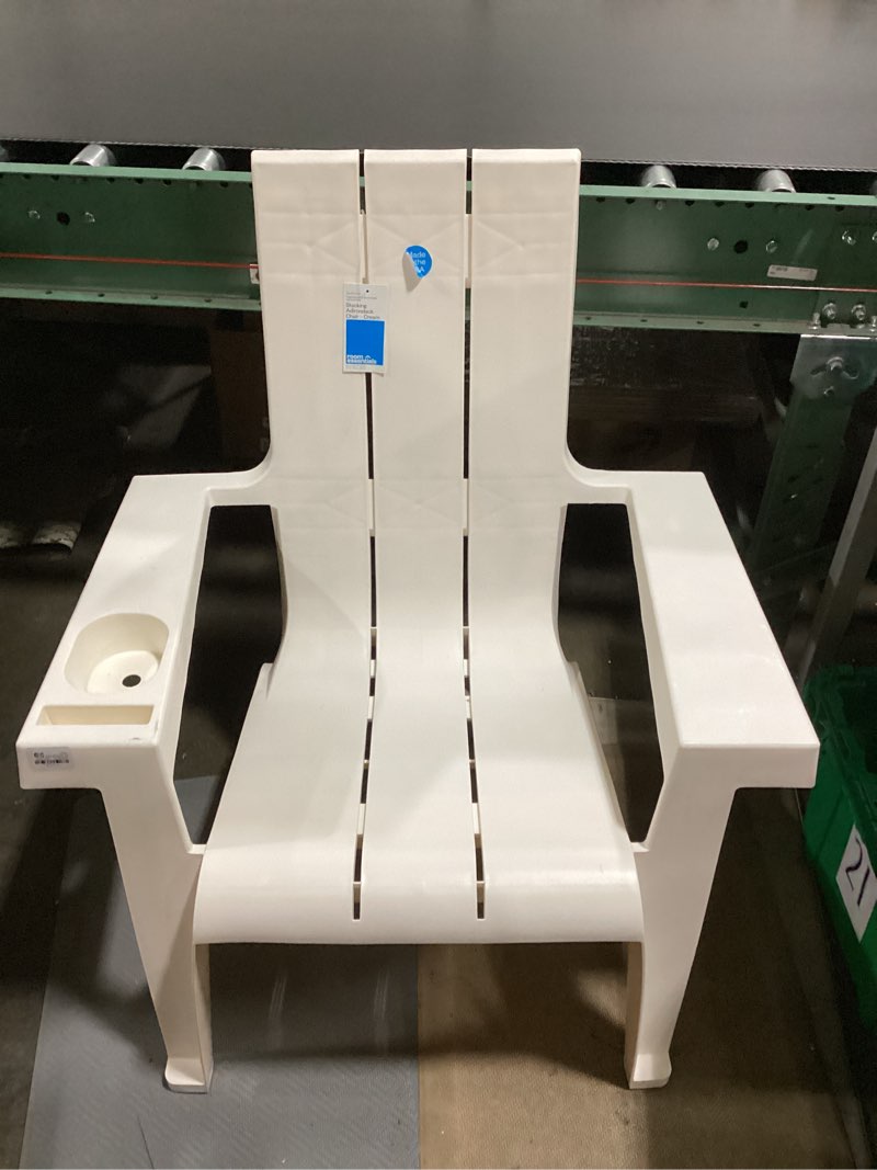 Condition photo showing Good Condition for resin stackable adirondack chair cream - room essentials™