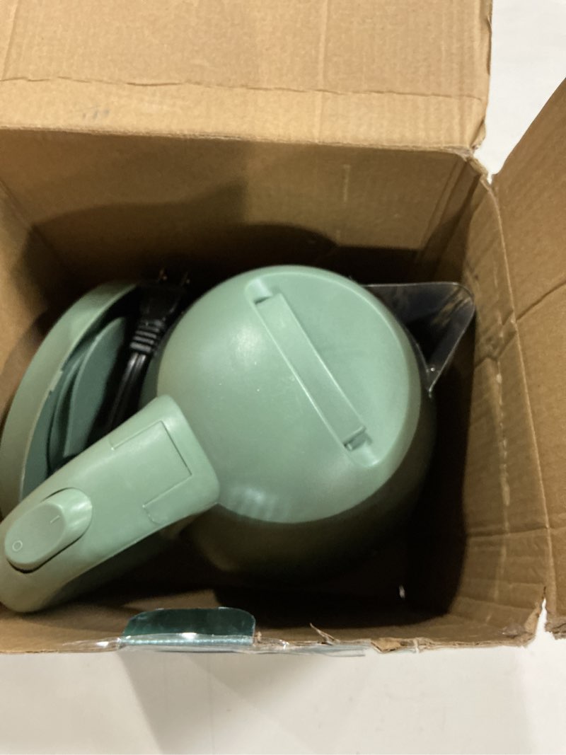 Condition photo showing Good Condition for COOK WITH COLOR Electric Kettle - Rapid Boil, Sleek Design, and Safety Features - Great for Quick and Easy, Stainless Steel Sage, 1.7 Liters