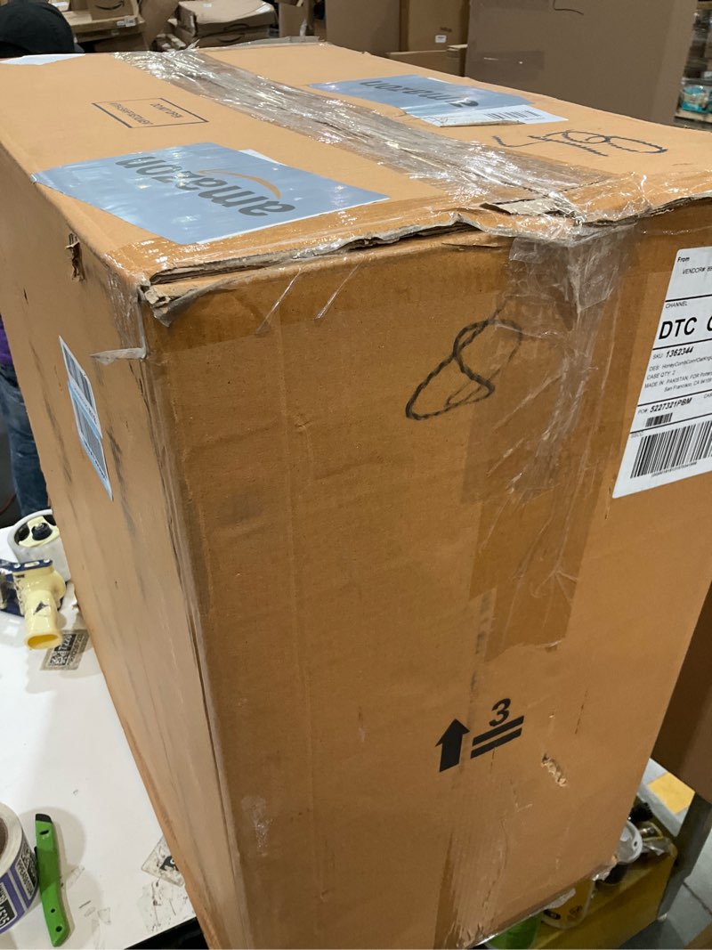 Condition photo showing As Is for 3 Inch Memory Foam Camping Mattress, Dual Layer Thick Sleeping Camp Pad for Car Tent Cot, Roll-Up Portable Glamping Floor Bed for Guests Sleepover Avocado Green Cot: 72*24*3"