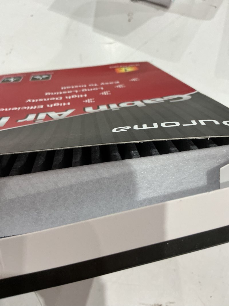 Condition photo showing Good Condition for puroma cabin air filter with activated carbon, compatible with cp285, cf10285, toyota camry, rav4, highlander, corolla, sienna, tundra, prius, 4runner, subaru outback, lexus, scion, land rover, jaguar