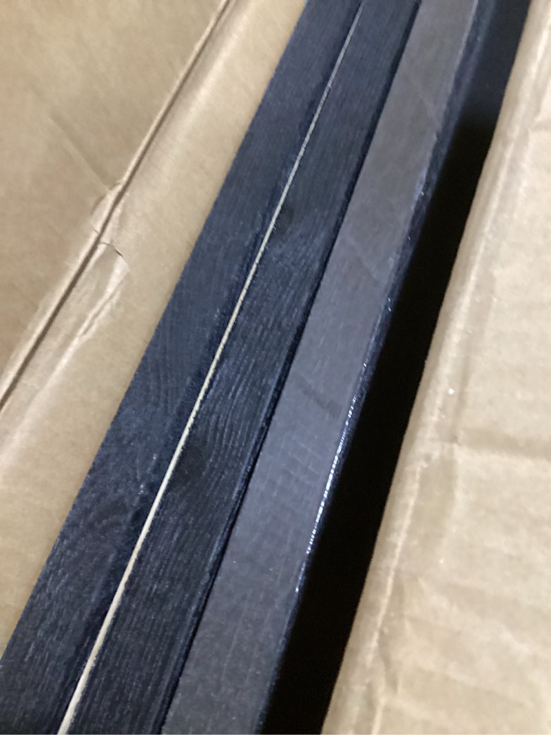 Condition photo showing Good Condition for Large 3D Textured Framed Black and White Abstract Wall Art for Living Room, 3 Piece Modern Artwork for Walls, Black White Minimalist Geometric Paintings for Hallway Office Wall Decor 24x36 In 24" W x 36" H x 3Pcs Black White