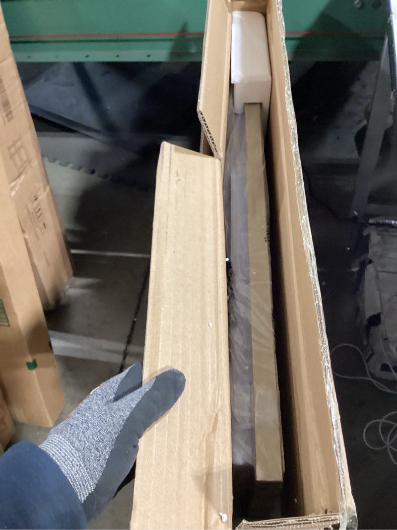 tetote 24 x 30 bathroom mirror brushed gold metal frame frontlit & backlit vanity mirror 3 colors wh