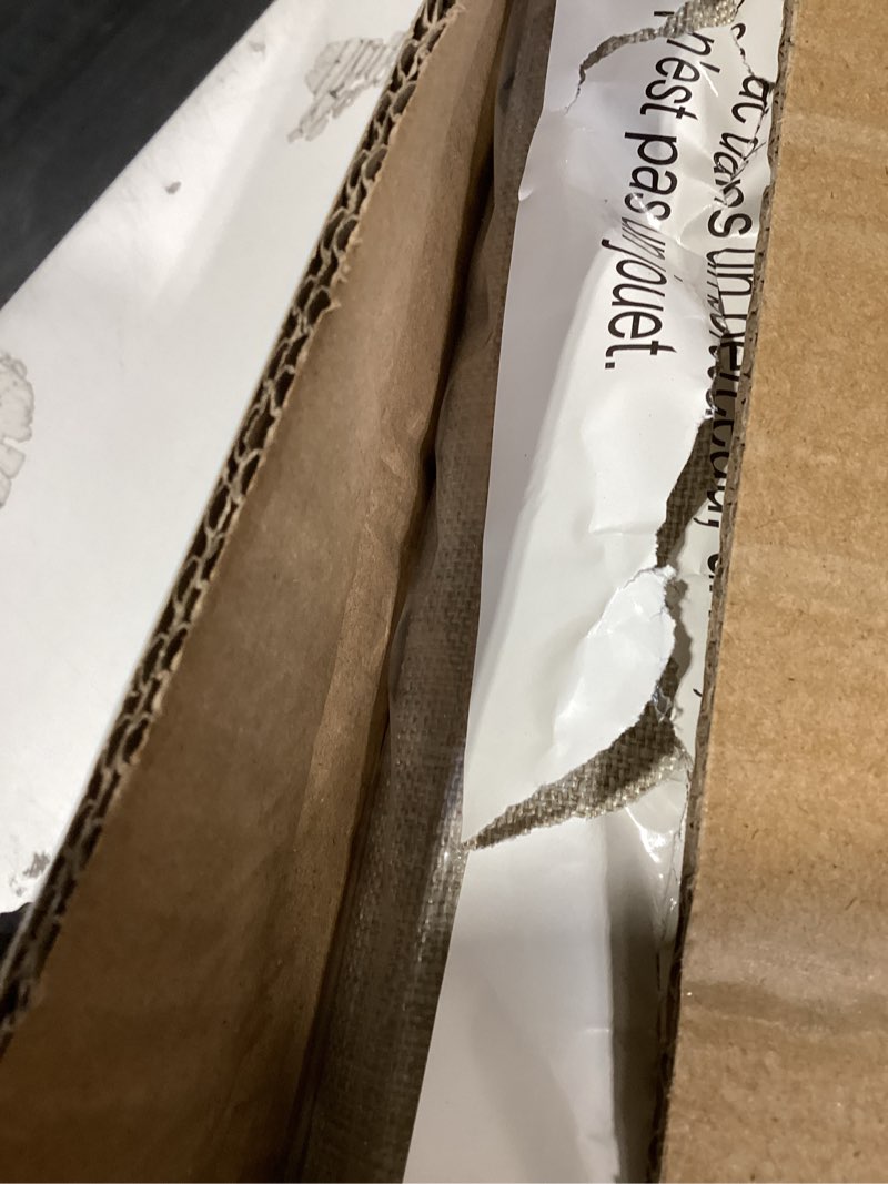 Condition photo showing New/Like New for lazblinds no tools no drill cordless roman shades for windows, blackout thermal insulated uv blocking window blinds, lightweight fabric blinds for indoor windows, 20" w x 60" h, blackout - beige beige 20" w × 60" h