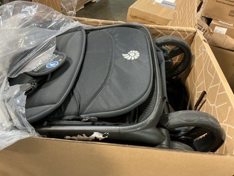 Condition photo showing As Is for Ergobaby Metro 3 All in One Compact Baby Stroller - Lightweight Travel Stroller - Easy One-Hand Fold for Overhead Airplane Storage (Carries up to 50 lbs) - Car Seat Compatible - Graphite Grey Metro 3 Graphite Grey