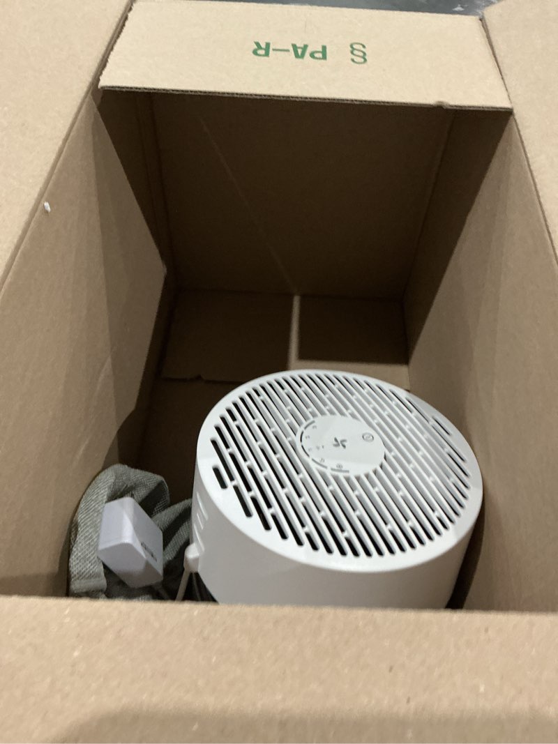 Condition photo showing As Is for blueair air purifier for small room, bedroom, home, cleans 926 sqft in one hour, hepasilent air cleaner for pets, allergens, virus, dust, mold, smoke - blue pure 511i max small room - wifi