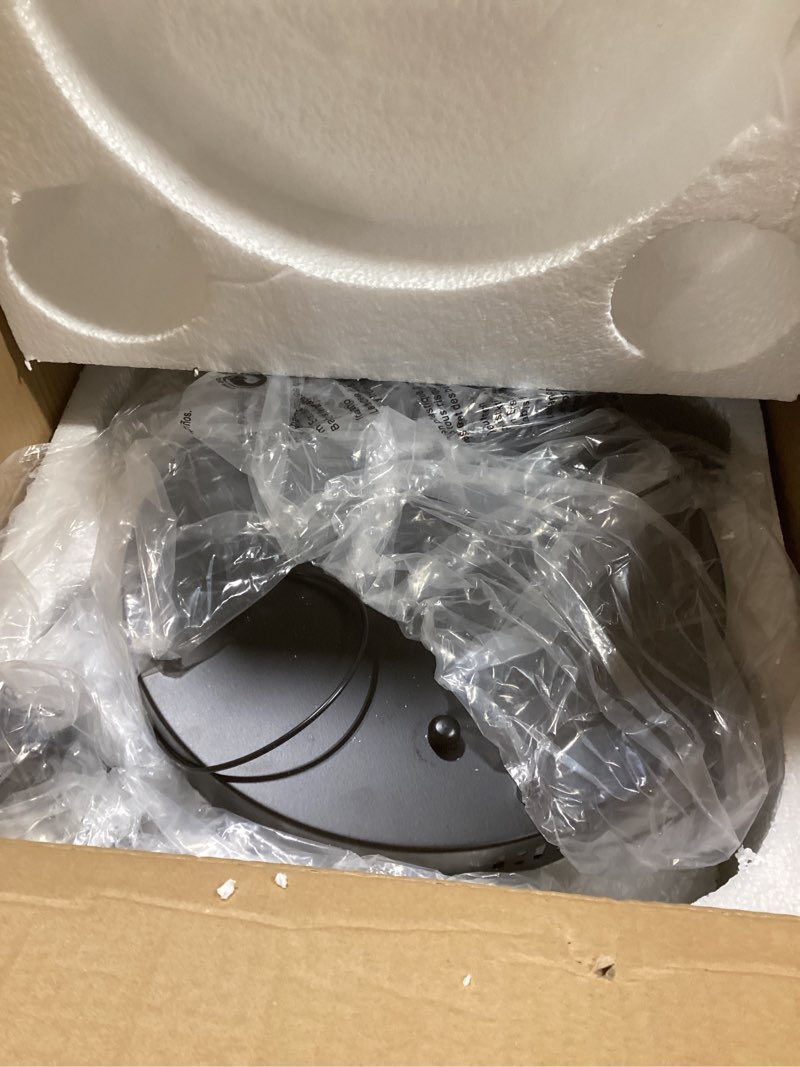 Condition photo showing New/Like New for 3-Lights Globe Glass Pendant Light Modern White Globe Glass Chandelier Mid Century Chandelier Black Hanging Fixture for Kitchen Island Foyer Hallway Dining Room Black-White glass 3-Lights