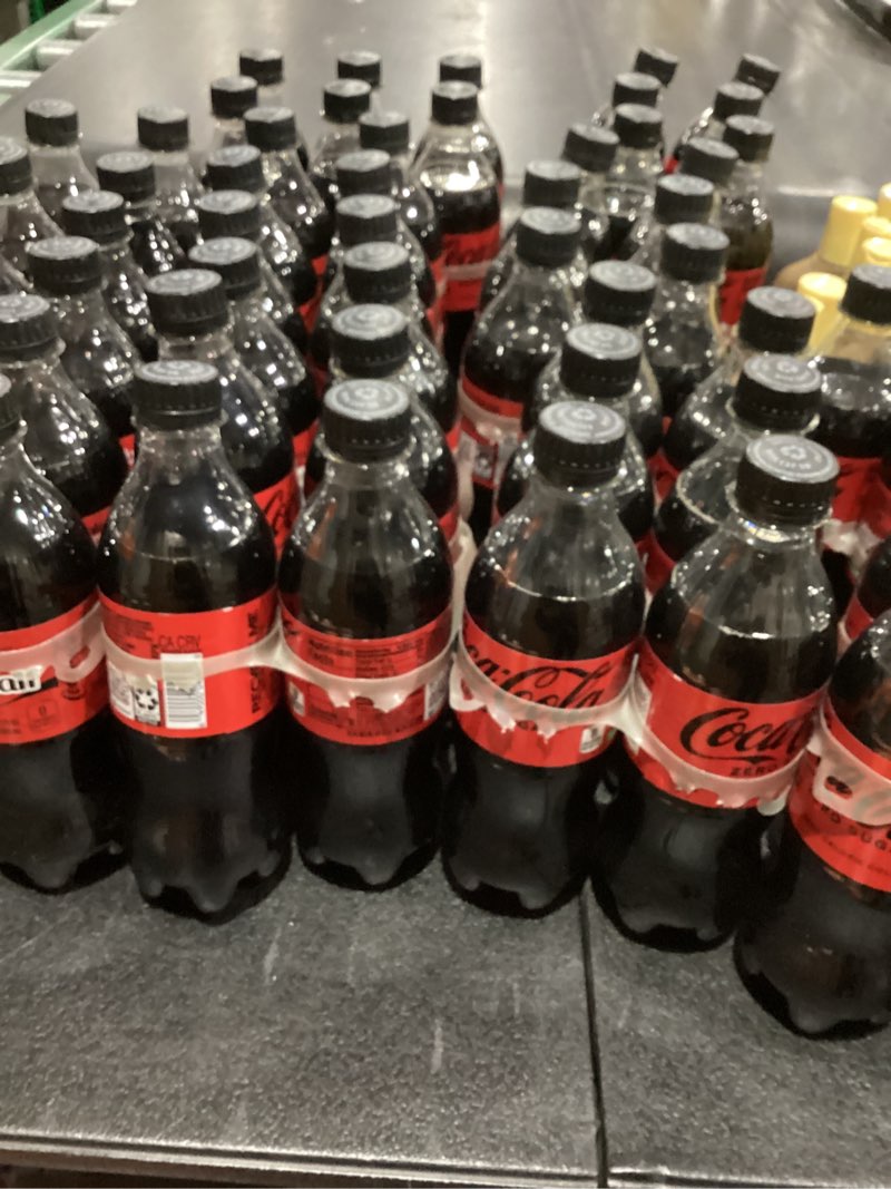 Condition photo showing As Is for Coke Zero Sugar Diet Soda Soft Drink, 16.9 fl oz, 6 Pack Coke Zero Sugar 16.9 Fl Oz (Pack of 6)