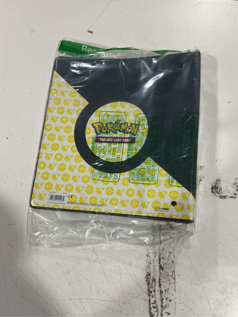 Condition photo showing Good Condition for ultra pro:-pokemon pikachu trading card game, 2 inch album for storing and organizing trading cards, 9 pocket pages, durable