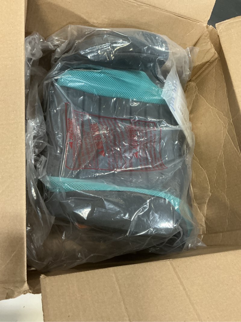 Condition photo showing Good Condition for chicco gofit backless booster car seat without latch attachment, travel booster seat for car, portable car booster seat for children 40-110 lbs. | raindrop/blue gofit raindrop/blue
