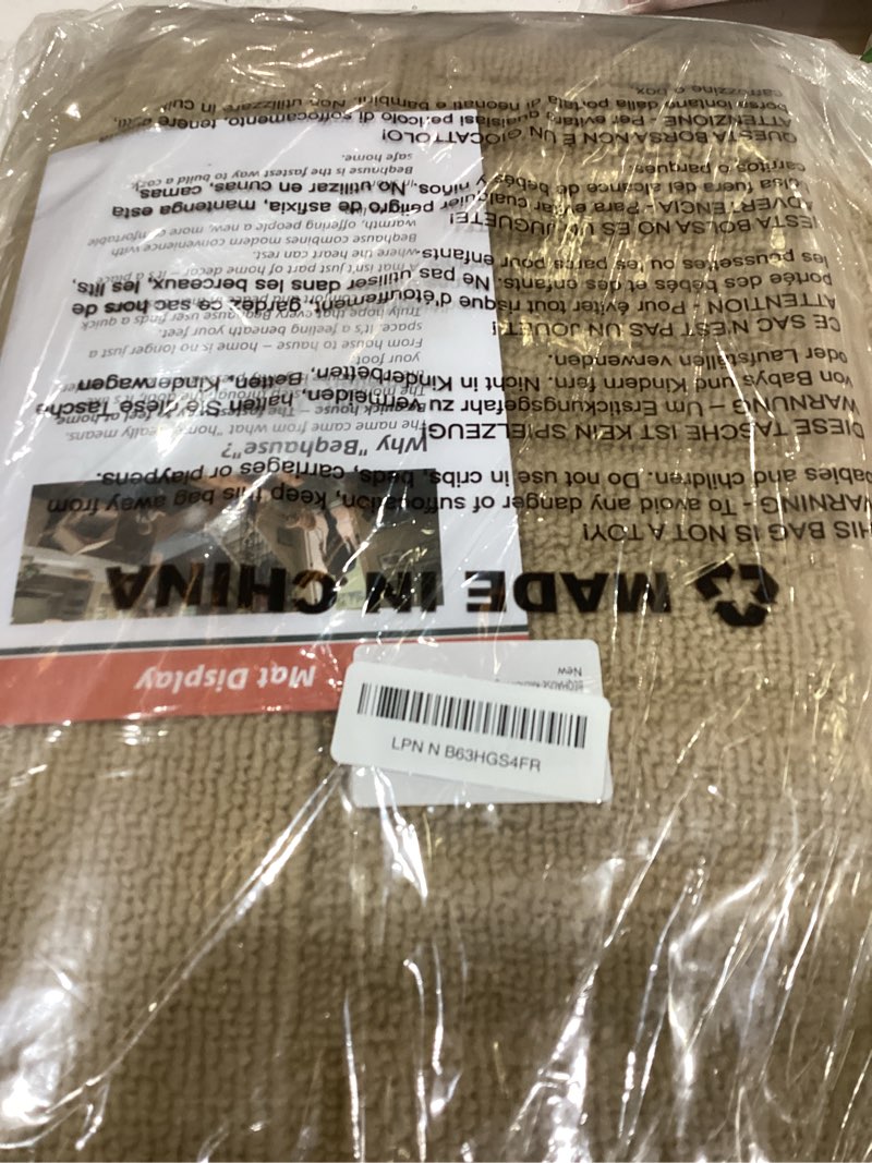 Condition photo showing New/Like New for beqhause-kitchen-rugs-and-mats non slip kitchen mats for floor absorbent kitchen rugs machine washable kitchen floor mat,beige, 24x35inch/24x60inch beige 24x35inch+24x60inch